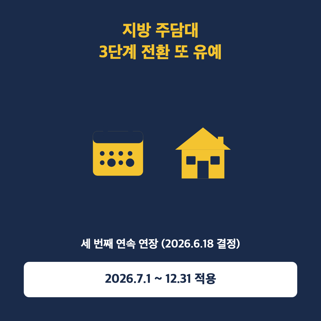 지방에 집 살 계획 있다면, 스트레스 DSR 3단계 또 미뤄진 거 아세요 - 본문이미지2